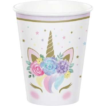 Unicorn Baby Papercups, 8pcs