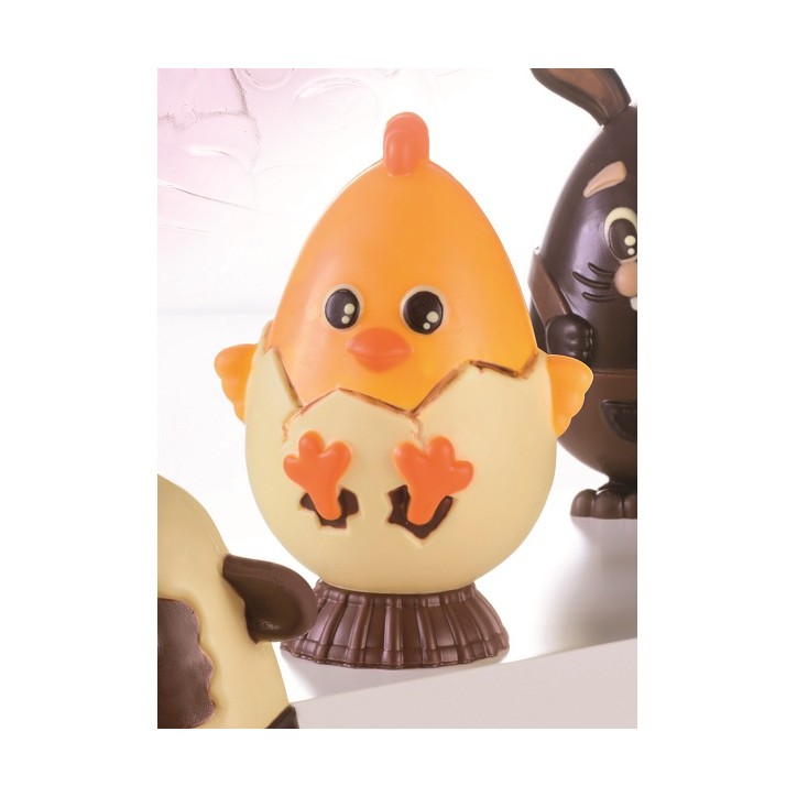 Easter Chick in eggshell Chocolate Mould MAC602S