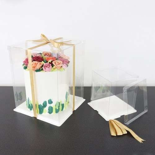 PME Crystal Cake Box 20x20x28cm