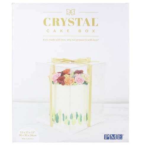 PME Crystal Cake Box 30x30x38cm