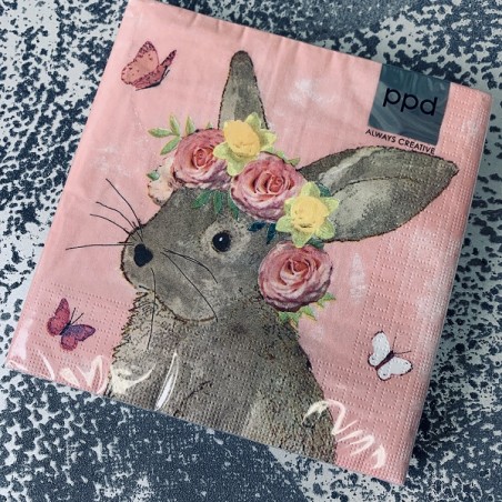 ppd Tissue Napkins Easter Bunny 20 pcs