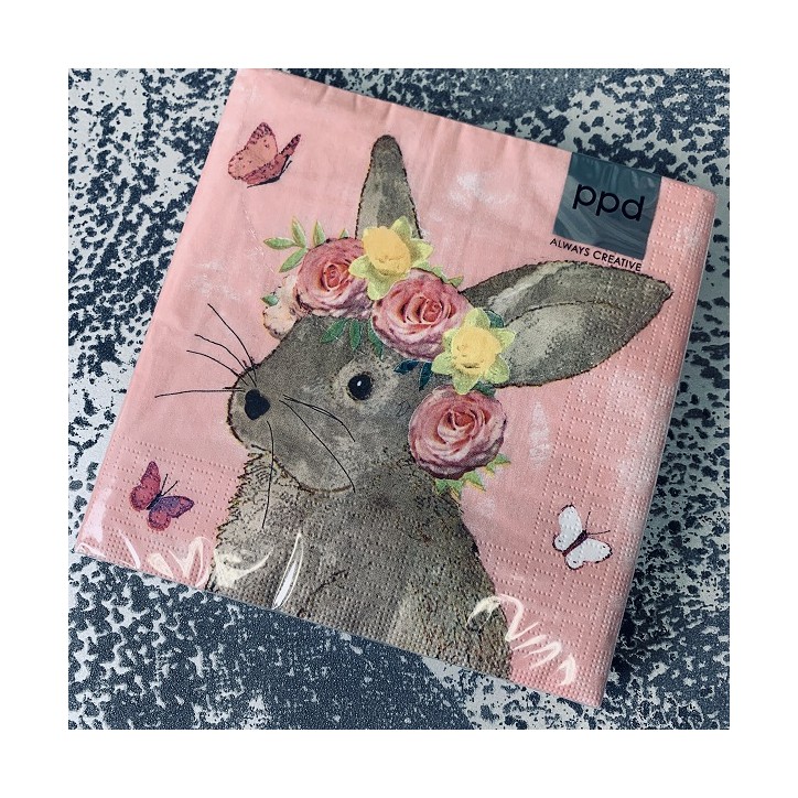 ppd Tissue Napkins Easter Bunny 20 pcs