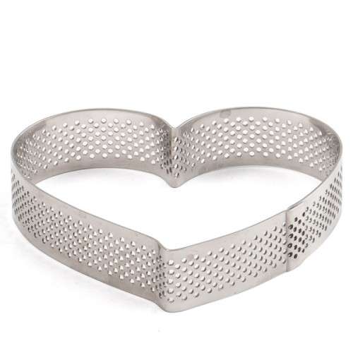 Decora Heart Tarte Baking Frame, 10cm