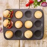 Birkmann Mini Burger Brötchen Backblech für 12 Stück