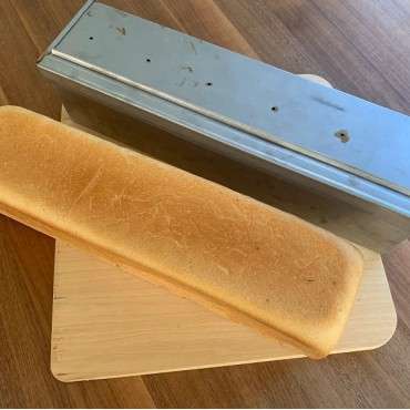 Englischbrotform 1500g - Toastbackform mit Deckel 40x10x10cm