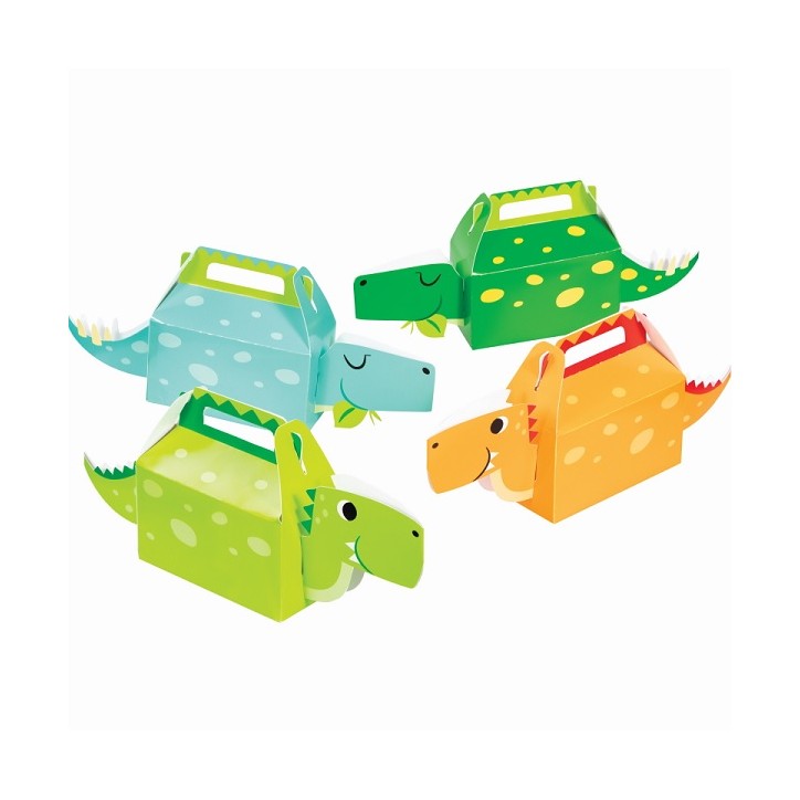 Anniversary House Dino Treat Boxes, 4 pcs