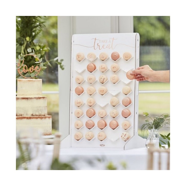 Botanical Wedding Macaron Stand Ginger Ray Br-355