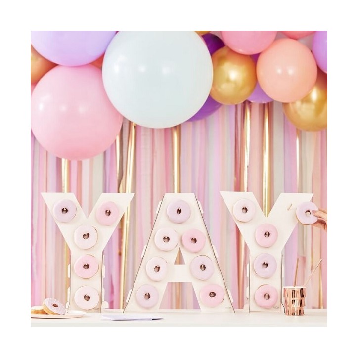 Mix it up - YAY Pink Ombre Donut Wall Mix-122 Ginger Ray