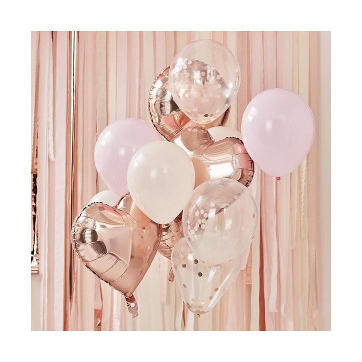 Ballon Bouquet Rose Gold Ginger Ray MIX-231