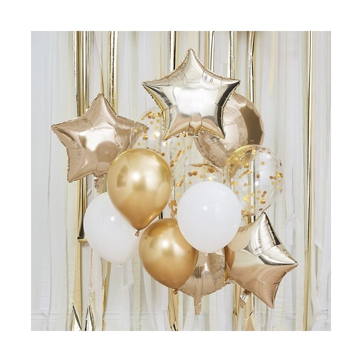 Gold Balloon Bouquet Ginger Ray Mix it Up MIX-233