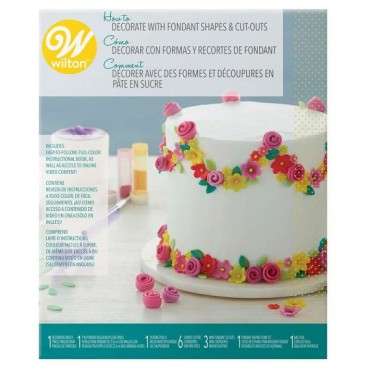 Wilton Fondant Starterset DIY Dekorieren mit Fondant Formen Set 14-teilig