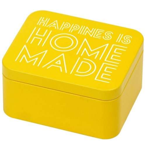 Birkmann Gebäckdose HAPPINESS is home made - 10x12x6cm