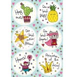 Hug Me Sticker Set assorted, 24 pcs