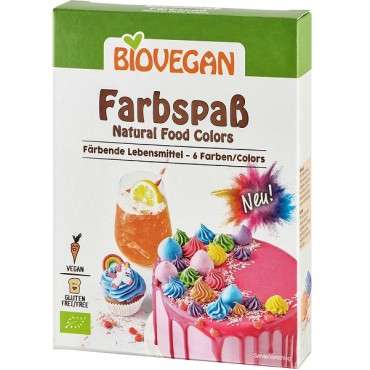 Glutenfree Natural Food Colouring BIOVEGAN 243058 Farbspass