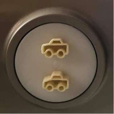 Car shaped Noodle disc for Philips Pastamaker