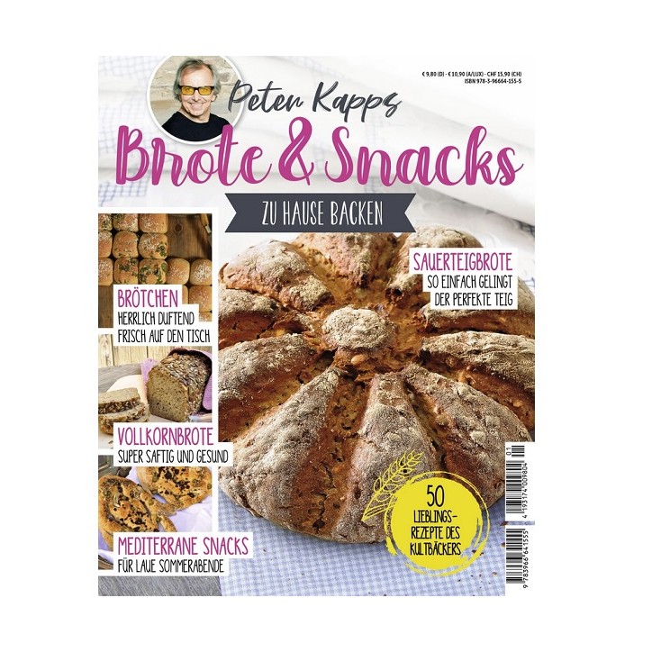 Magazin Brote & Snacks zu Hause Backen von Peter Kapps 978-3-96664-155-5