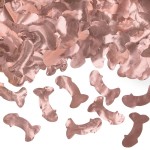 PartyDeco Same Willy Forever! Rose Gold Tisch-Konfetti, 15g