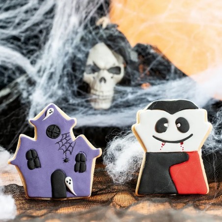 Halloween Cookie Cutters Ghost House and Vampire, 2 pcs