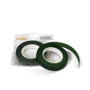 Florist Tape Dark Green, 12mm