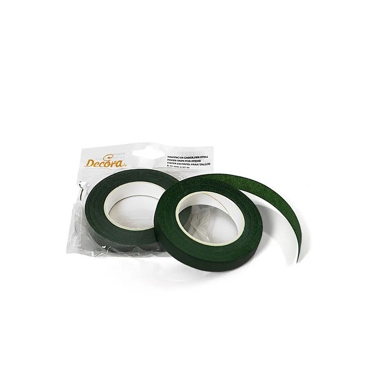 Florist Tape Dark Green, 12mm