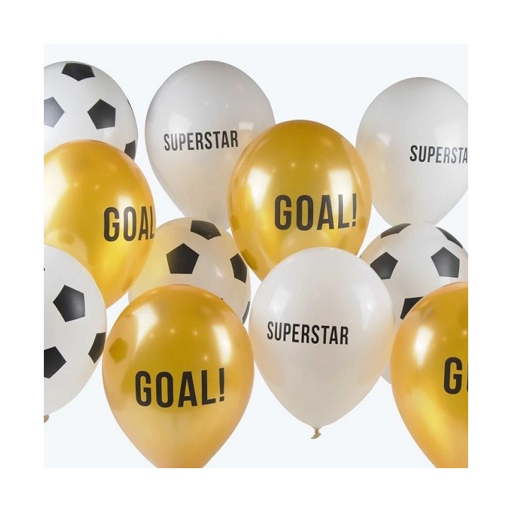 Balloons Soccer Champion, 12 pcs