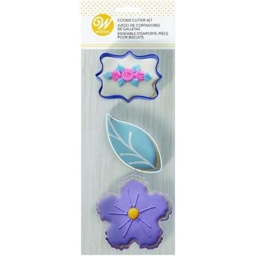 Wilton Floral Cookie Cutter Set, 3 pcs