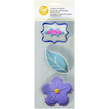 Floral Cookie Cutter Set, Wilton