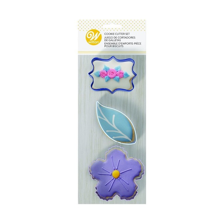 Floral Cookie Cutter Set, Wilton