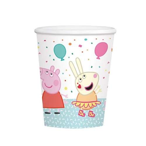 Amscan Peppa Pig Becher, 8 Stück