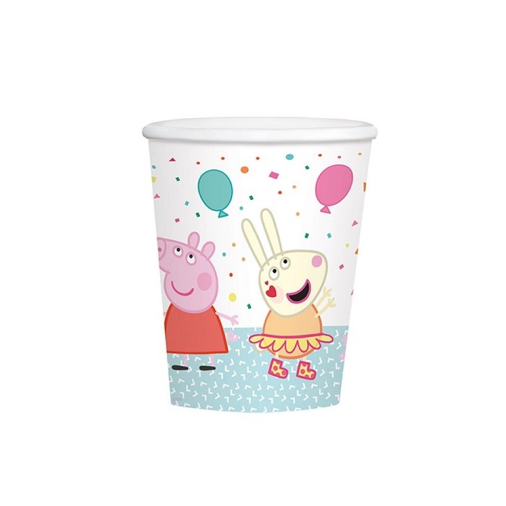 Paper Cups Peppa Pig, 8 pcs