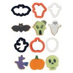 Decora Mini Halloween Cookie Cutters, 6 pcs