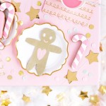 PartyDeco Gingerbread Man shaped Napkins, 20 pcs