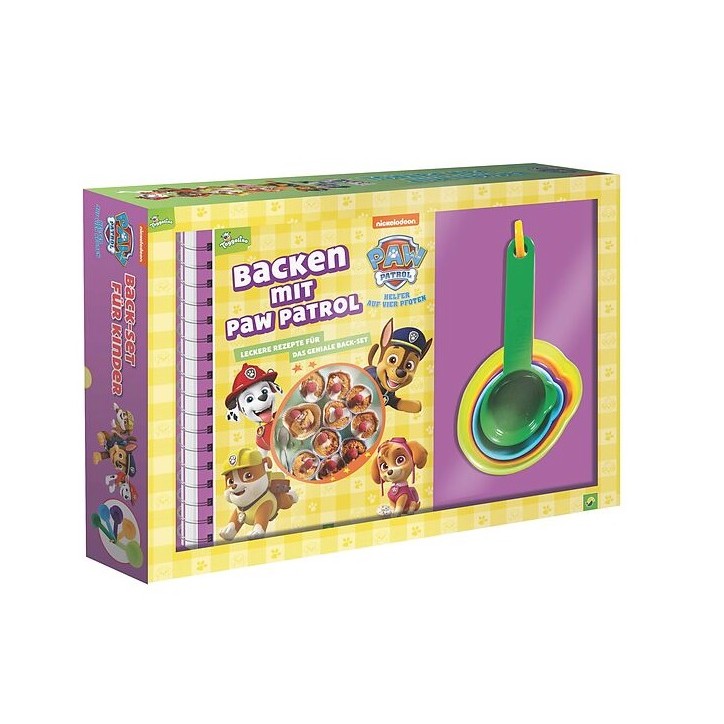 Paw Patrol Backset mit Messbecher