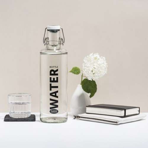 "Water Bottle" Soulbottle Glasflasche, 1 Liter