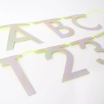 Meri Meri Holographic DIY Letter Garland Set