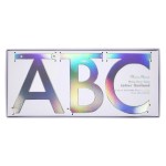 Meri Meri Holographic DIY Letter Garland Set