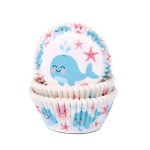 House of Marie Cupcake Förmchen Gender Reveal Wal, 50 Stück