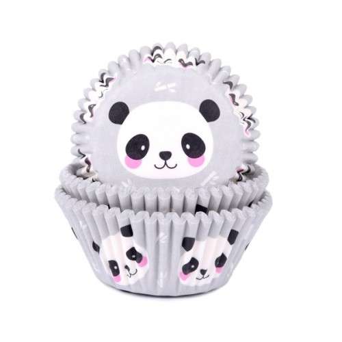 House of Marie Cupcake Förmchen Panda, 50 Stück