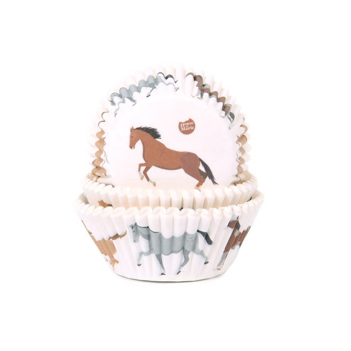 Cupcake Forms Horses 50pcs, House of Marie