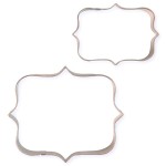 PME Cookie and Cake Plaque Style 1 Cookie Cutter Set, 2 pcs