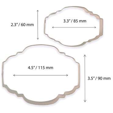 PME Cookie Frame Cutters Set 2