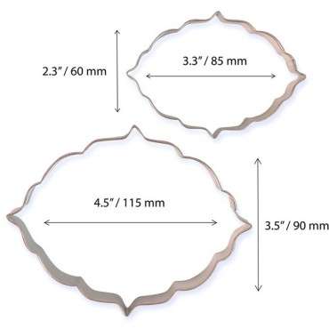 PME Cookie Frame Cutter set