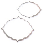 PME Cookie and Cake Plaque Style 6 Cookie Cutter Set, 2 pcs