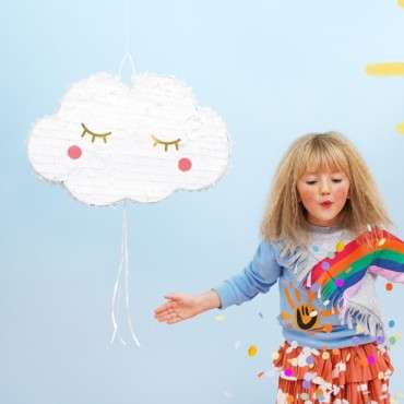 Cloud Pull String Pinata, Party Deco