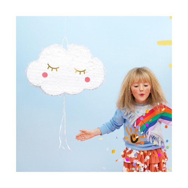 Cloud Pull String Pinata, Party Deco