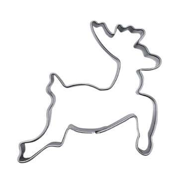 Städter Stainless Steel Cookie Cutter Jumping Reindeer