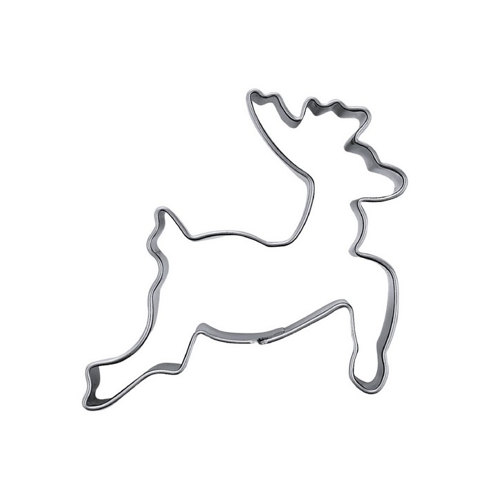 Städter Stainless Steel Cookie Cutter Jumping Reindeer