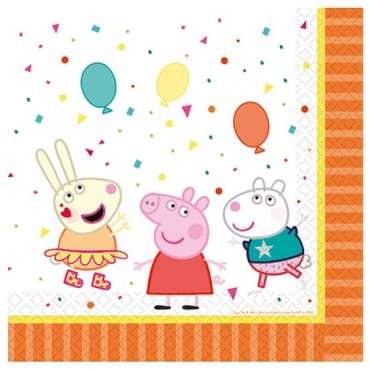 Servietten Peppa Pig und Freunde