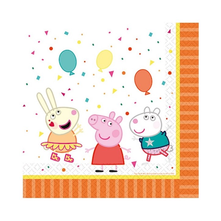 Servietten Peppa Pig und Freunde