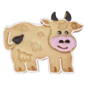 Städter 3D Cow Cookie Cutter – Cute Cow Cookies for Farm Fans!